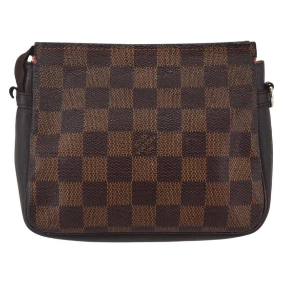 LOUIS VUITTON Damier Ebene Trousse makeup Pouch - Picture 3 of 16